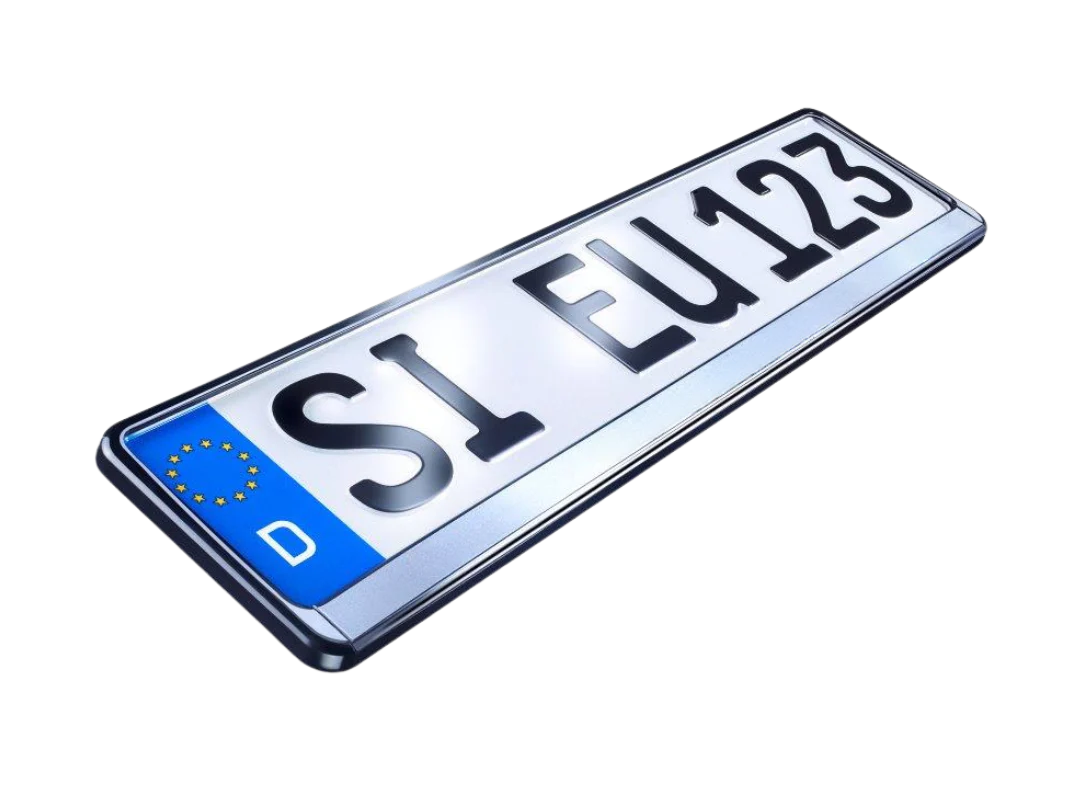 Kennzeichenhalter fĂĽr Autos